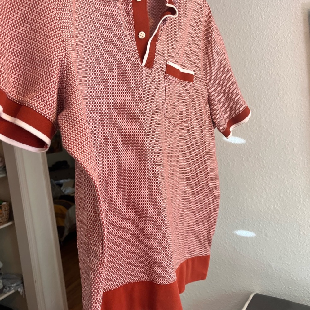 Murano Red Polo Shirt Classic Short Sleeve